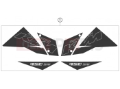 KTM 950 SUPERMOTO  BLACK (9803F2) [EU] 2006 DECAL