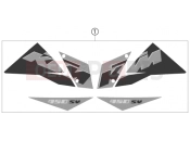 KTM 950 SUPERMOTO  ORANGE (9803F0) [EU] 2006 DECAL