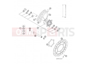 KTM 660 SMC (9725F0) [EU] 2006 FRONT WHEEL