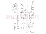 KTM 625 SMC (9775F4) [US] 2006 FRONT FORK DISASSEMBLED