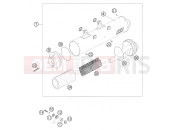 KTM 625 SMC (9703F4) [EU] 2006 MAIN SILENCER