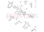 KTM 525 XC DESERT RACING (8503F1) [EU] 2006 REAR WHEEL