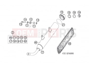 KTM 200 XC-W (7275F3) [US] 2006 EXHAUST SYSTEM