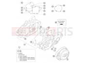 KTM 125 EXC (7103F0) [EU] 2006 ENGINE CASE