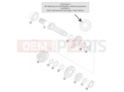 KTM 125 EXC (7103F0) [EU] 2006 TRANSMISSION I - MAIN SHAFT