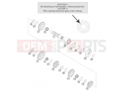 KTM 250 SX (6301F0) [EU] 2006 TRANSMISSION II - COUNTERSHAFT