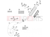 KTM 85 SX         19/16 (6001F9) [EU] 2006 EXHAUST SYSTEM