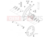 KTM 85 SX         19/16 (6001F9) [EU] 2006 FRONT WHEEL