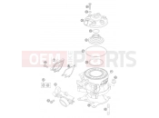 KTM 85 SX         19/16 (6001F9) [EU] 2006 CYLINDER HEAD