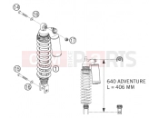 KTM 640 ADVENTURE (9775E1) [US] 2005 SHOCK ABSORBER