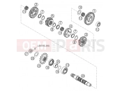 KTM 660 SMC (9722E1) [AU, GB] 2005 TRANSMISSION II - COUNTERSHAFT