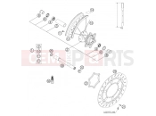 KTM 625 SMC (9703E4) [EU] 2005 FRONT WHEEL