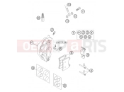 KTM 625 SMC (9703E4) [EU] 2005 FRONT BRAKE CALIPER