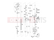 KTM 400 LS-E/ MIL (9390E4) [EU] 2005 FRONT FORK DISASSEMBLED