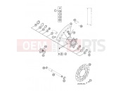 KTM 400 LS-E/ MIL (9390E4) [EU] 2005 FRONT WHEEL
