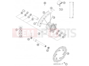 KTM 525 EXC FACTORY (8503E9) [EU] 2005 FRONT WHEEL
