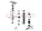 KTM 50 SX  PRO JUNIOR  LC (6001E3) [EU] 2005 SHOCK ABSORBER DISASSEMBLED