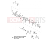 KTM 950 ADVENTURE ORANGE LOW (980335) [EU] 2003 TRANSMISSION II - COUNTERSHAFT
