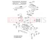 KTM 950 ADVENTURE ORANGE LOW (980335) [EU] 2003 CYLINDER HEAD REAR