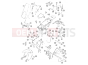 KTM 950 ADVENTURE  SILVER (980331) [EU] 2003 MASK, FENDERS