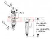 KTM 640 LC4 SUPERMOTO  BLACK (972538) [EU] 2003 SHOCK ABSORBER