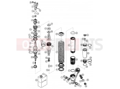KTM 640 LC4 SUPERMOTO (972230) [GB] 2003 SHOCK ABSORBER DISASSEMBLED