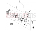 KTM 640 LC4 SUPERMOTO (972230) [GB] 2003 FRONT BRAKE CALIPER
