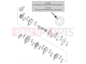 KTM 200 MXC (627530) [US] 2003 TRANSMISSION II - COUNTERSHAFT