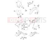 KTM 525 EXC RACING (850333) [EU] 2003 MASK, FENDERS