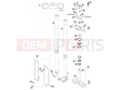 KTM 300 EXC  SIX-DAYS (740332) [EU] 2003 FRONT FORK, TRIPLE CLAMP