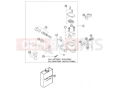 KTM 300 EXC  SIX-DAYS (740332) [EU] 2003 FRONT BRAKE CONTROL
