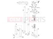 KTM 250 SX (630130) [EU] 2003 FRONT FORK, TRIPLE CLAMP