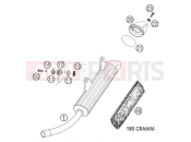 KTM 250 SX (630130) [EU] 2003 EXHAUST SYSTEM