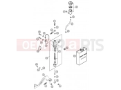 KTM 65 SX (600136) [EU] 2003 REAR BRAKE CONTROL