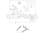 KTM 65 SX (600136) [EU] 2003 REAR BRAKE CALIPER