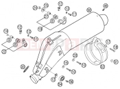 KTM 640 ADVENTURE-R (976021) [AU] 2002 EXHAUST SYSTEM