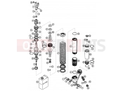 KTM 640 LC4-E Super-Moto ROT (972620) [EU] 2002 SHOCK ABSORBER DISASSEMBLED