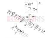 KTM 125 SX (610120) [EU] 2002 CRANKSHAFT, PISTON