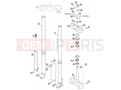 KTM 400 SX RACING (830125) [EU] 2002 FRONT FORK, TRIPLE CLAMP