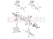 KTM 250 SX (630120) [EU] 2002 CRANKSHAFT, PISTON
