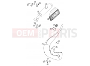 KTM 50 SX  PRO JUNIOR  LC (600123) [EU] 2002 EXHAUST SYSTEM