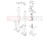 KTM 640 LC4-E SUPER-MOTO (972610) [EU] 2001 FRONT FORK, TRIPLE CLAMP