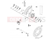 KTM 640 LC4-E SUPER-MOTO (972610) [EU] 2001 FRONT WHEEL