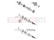 KTM 640 LC4-E SUPER-MOTO (972610) [EU] 2001 TRANSMISSION II - COUNTERSHAFT