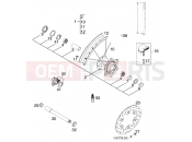 KTM 125 SUPERMOTO 100 (110315) [EU] 2001 FRONT WHEEL
