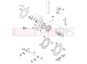 KTM 125 SUPERMOTO 100 (110315) [EU] 2001 REAR WHEEL