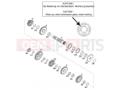 KTM 125 SUPERMOTO 100 (110315) [EU] 2001 TRANSMISSION II - COUNTERSHAFT