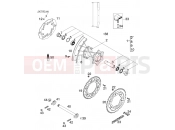 KTM 520 MXC RACING (857510) [US] REAR WHEEL