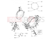KTM 380 SX (650110) [EU] 2001 CLUTCH COVER