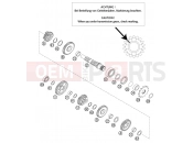 KTM 125 SX (610110) [EU] 2001 TRANSMISSION II - COUNTERSHAFT